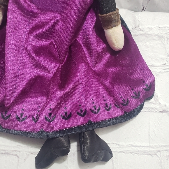 Disney Frozen 2 Anna Cloth Doll 16-Inch TY Sparkle Year 2019 - Picture 5 of 8
